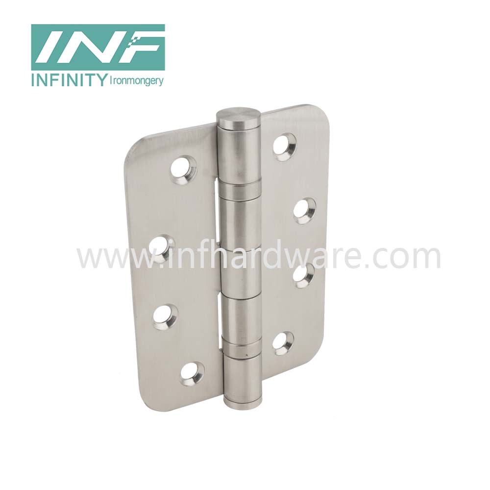 Dobradiças de porta de aço inoxidável personalizadas do ferro de 4 polegadas para a porta de madeira do quarto