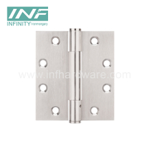 Dobradiças de porta de aço inoxidável com design de polimento 4.5×100×3.5 Dobradiças de porta de madeira