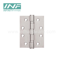 4×3×3-2bb Dobradiça plana de aço inoxidável acetinada Dobradiças de porta de madeira interior