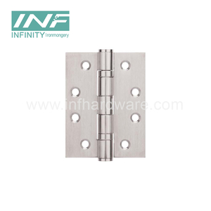 4×3×3-2bb Dobradiça plana de aço inoxidável acetinada Dobradiças de porta de madeira interior
